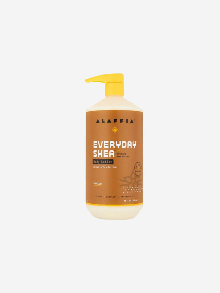 Alaffia Everyday Shea body lotion.